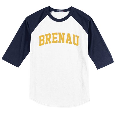 Brenau College University Retro Cute Baseball Sleeve Shirt