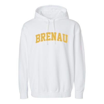 Brenau College University Retro Cute Garment-Dyed Fleece Hoodie