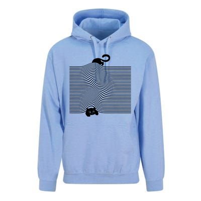 Black Cat Under The Blanket Cats Mom Cats Dad Unisex Surf Hoodie