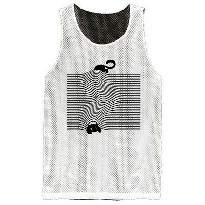 Black Cat Under The Blanket Cats Mom Cats Dad Mesh Reversible Basketball Jersey Tank