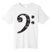 Bass Clef Vintage Black Bassist Bass Player Tall Fusion ChromaSoft Performance T-Shirt