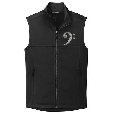 Bass Clef Vintage Gray Bass Players Collective Smooth Fleece Vest