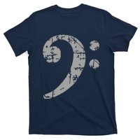 Bass Clef Vintage Gray Bass Players T-Shirt