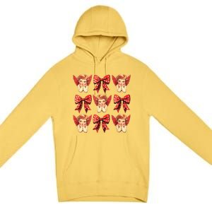 Bow Cupid Valentine Couples Love Arrow Gift Cute Valentine Premium Pullover Hoodie