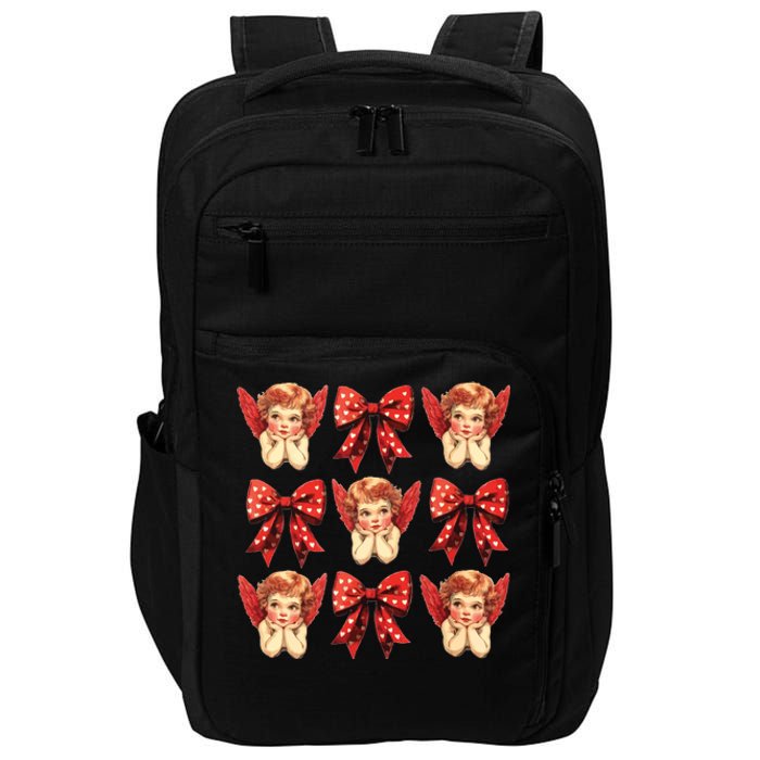 Bow Cupid Valentine Couples Love Arrow Gift Cute Valentine Impact Tech Backpack