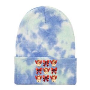 Bow Cupid Valentine Couples Love Arrow Gift Cute Valentine Tie Dye 12in Knit Beanie