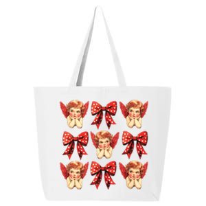 Bow Cupid Valentine Couples Love Arrow Gift Cute Valentine 25L Jumbo Tote