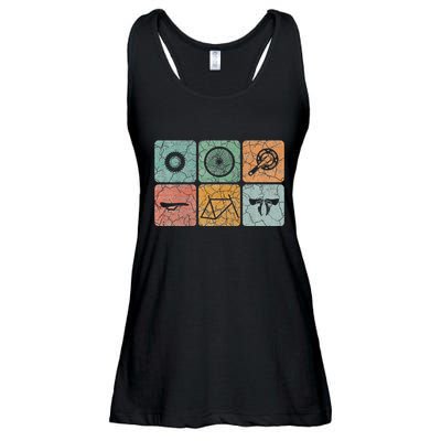 Biking Cycling Vintage Bicycle Parts Cyclist Ladies Essential Flowy Tank