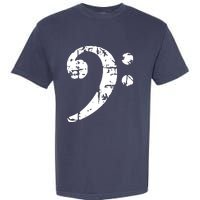 Bass Clef Vintage Bassist Bass Player Garment-Dyed Heavyweight T-Shirt