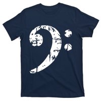 Bass Clef Vintage Bassist Bass Player T-Shirt