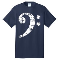 Bass Clef Vintage Bassist Bass Player Tall T-Shirt