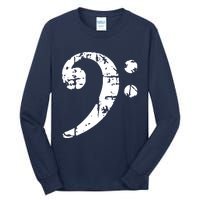 Bass Clef Vintage Bassist Bass Player Tall Long Sleeve T-Shirt