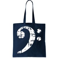 Bass Clef Vintage Bassist Bass Player Tote Bag