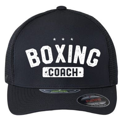 Boxing Coach Vintage Boxing Flexfit Unipanel Trucker Cap