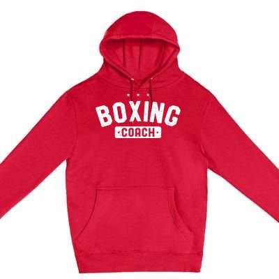 Boxing Coach Vintage Boxing Premium Pullover Hoodie