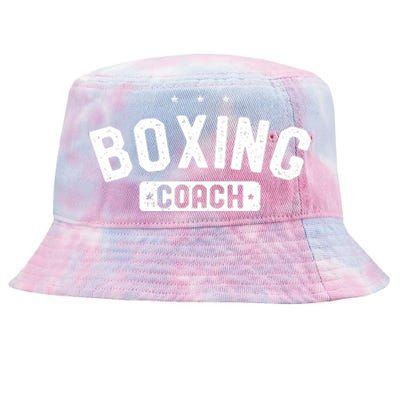 Boxing Coach Vintage Boxing Tie-Dyed Bucket Hat