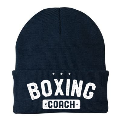 Boxing Coach Vintage Boxing Knit Cap Winter Beanie