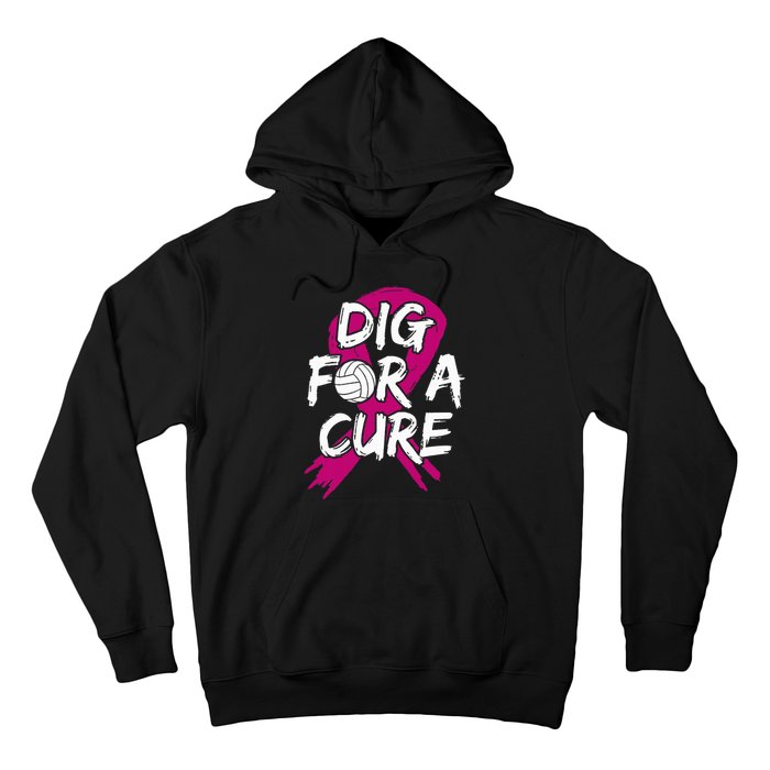 Breast Cancer Volleyball P.I.N.K Ribbon Surgery Carcinoma Hoodie