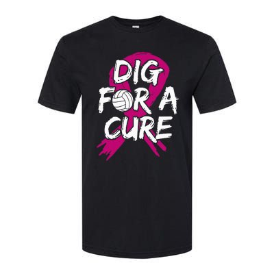 Breast Cancer Volleyball P.I.N.K Ribbon Surgery Carcinoma Softstyle CVC T-Shirt