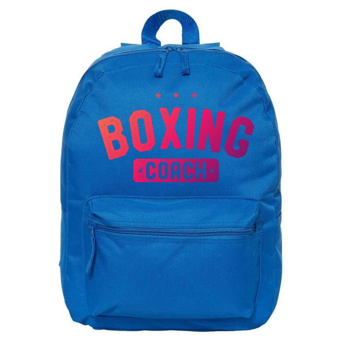 Boxing Coach Vintage Boxing Gift 16 in Basic Backpack