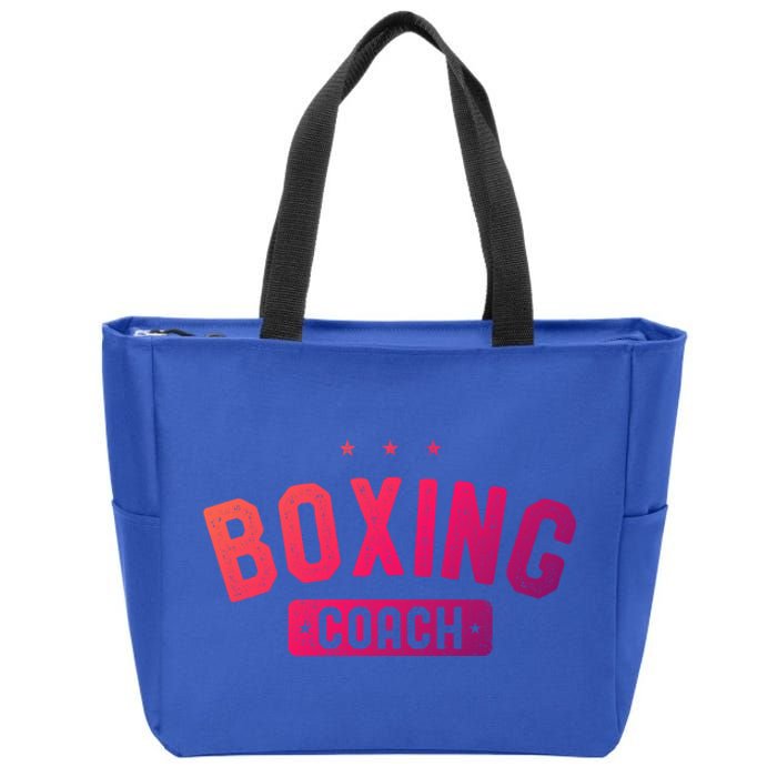 Boxing Coach Vintage Boxing Gift Zip Tote Bag