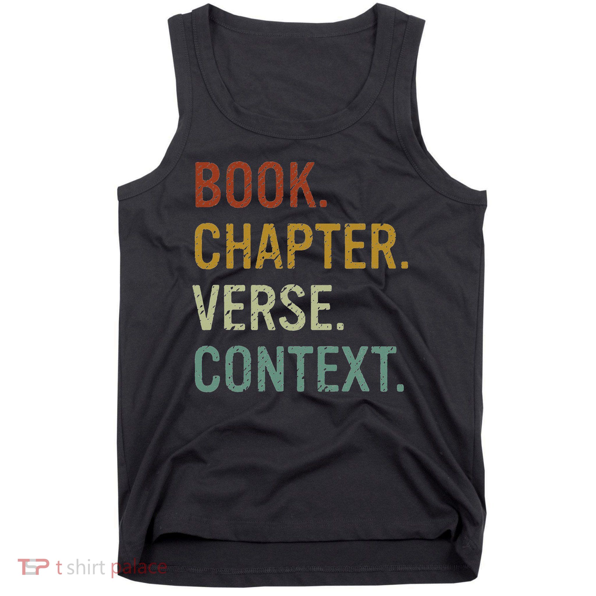 Book Chapter Verse Christian Bible Reformed Theology Tank Top