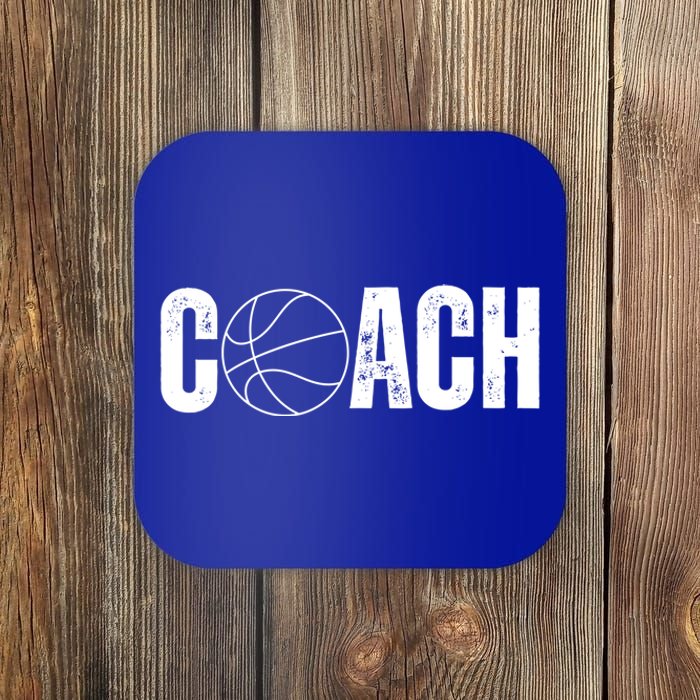 Basketball Coach Vintage Coaching Staff Basketball Cute Gift Coaster