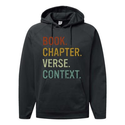 Book Chapter Verse Christian Bible Reformed Theology Performance Fleece Hoodie