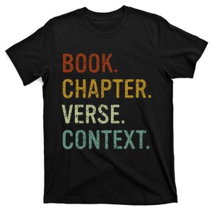 Book Chapter Verse Christian Bible Reformed Theology T-Shirt