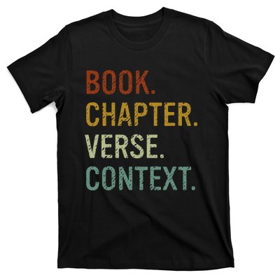 Book Chapter Verse Christian Bible Reformed Theology T-Shirt