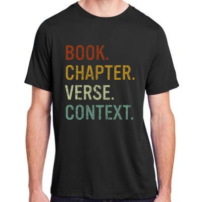 Book Chapter Verse Christian Bible Reformed Theology Adult ChromaSoft Performance T-Shirt