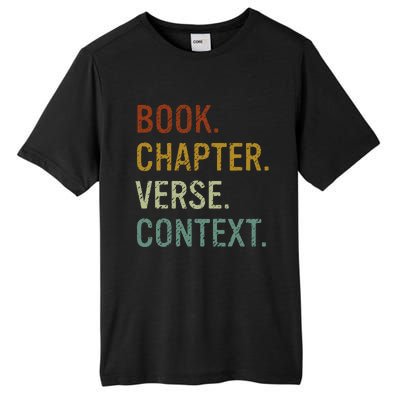 Book Chapter Verse Christian Bible Reformed Theology Tall Fusion ChromaSoft Performance T-Shirt