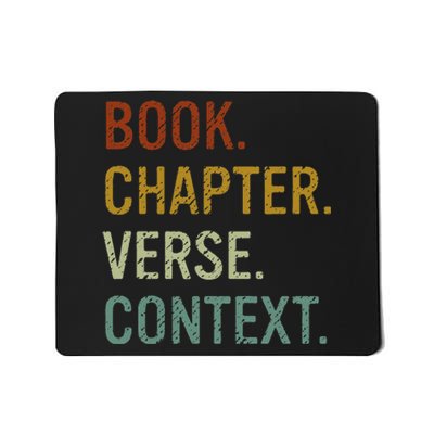 Book Chapter Verse Christian Bible Reformed Theology Mousepad