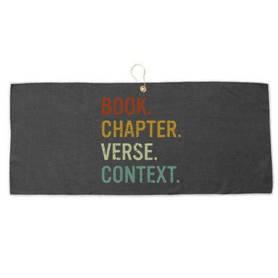 Book Chapter Verse Christian Bible Reformed Theology Large Microfiber Waffle Golf Towel