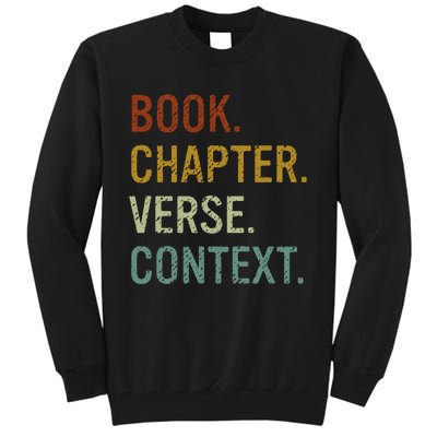 Book Chapter Verse Christian Bible Reformed Theology Tall Sweatshirt