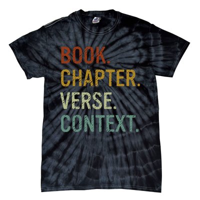 Book Chapter Verse Christian Bible Reformed Theology Tie-Dye T-Shirt