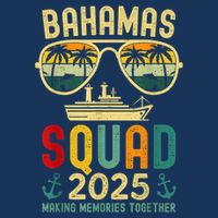 Bahamas Cruise Vacation 2025 Family Friends Squad Matching 16 in Basic Backpack