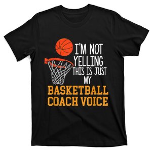 Basketball Coach Voice, Funny Basketball Coach Tshirt T-Shirt