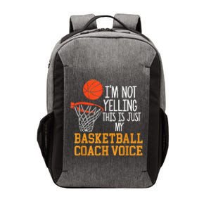 Basketball Coach Voice, Funny Basketball Coach Tshirt Vector Backpack