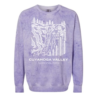 Best Cuyahoga Valley National Park Hike Gift Colorblast Crewneck Sweatshirt