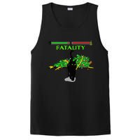 Black Cat Vs Christmas Tree Retro Video Fighting Game Funny PosiCharge Competitor Tank