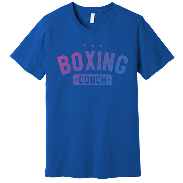 Boxing Coach Vintage Boxing Gift Premium T-Shirt