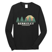 Berkeley Ca Vintage Throwback Retro 70s Design Long Sleeve Shirt