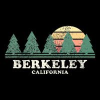 Berkeley Ca Vintage Throwback Retro 70s Design Long Sleeve Shirt