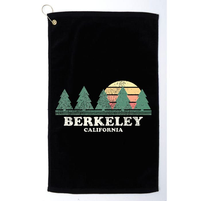 Berkeley Ca Vintage Throwback Retro 70s Design Golf Towel