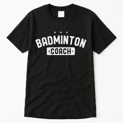 Badminton Coach Vintage Badminton Tall T-Shirt