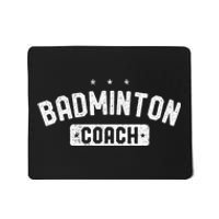 Badminton Coach Vintage Badminton Mousepad