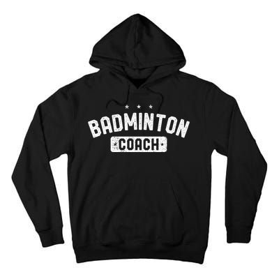 Badminton Coach Vintage Badminton Tall Hoodie