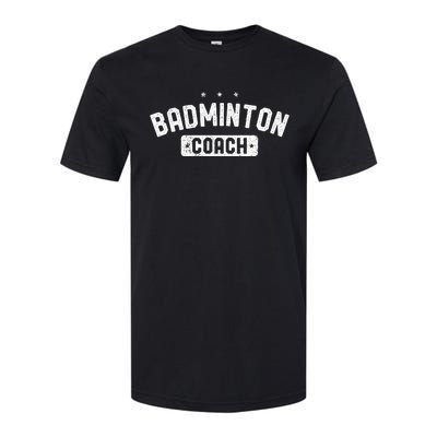 Badminton Coach Vintage Badminton Softstyle CVC T-Shirt