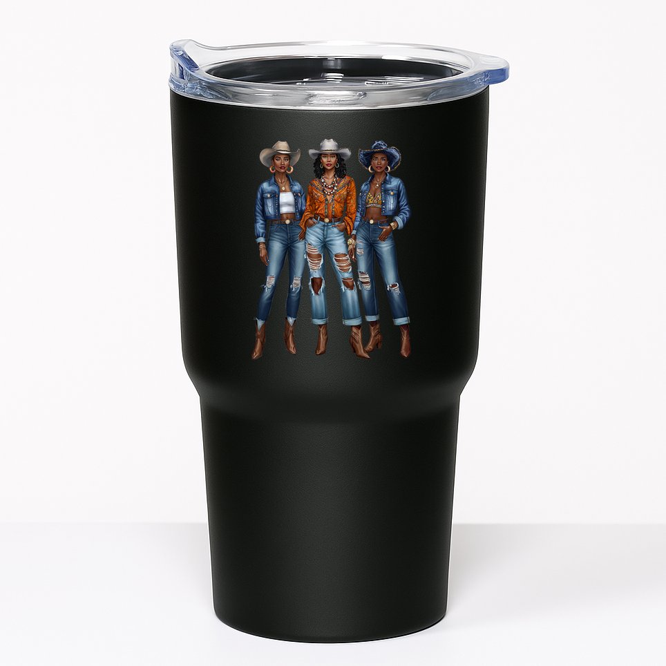 Black Cowgirl Vibes Melanin Black History Texas Tumbler
